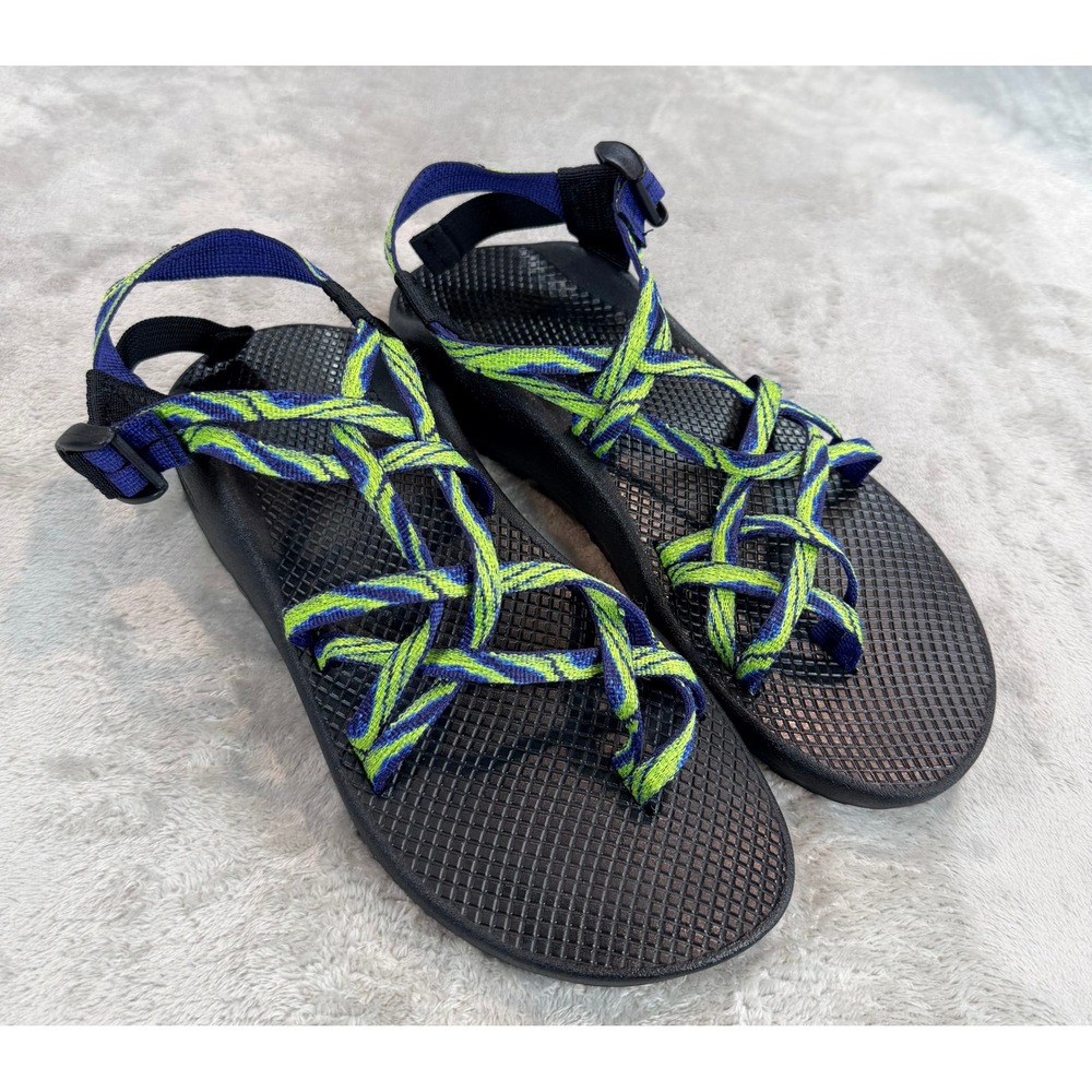 Chaco Women Sandals National Park Foundation USA‎ Z/Cloud Blue Green 11
